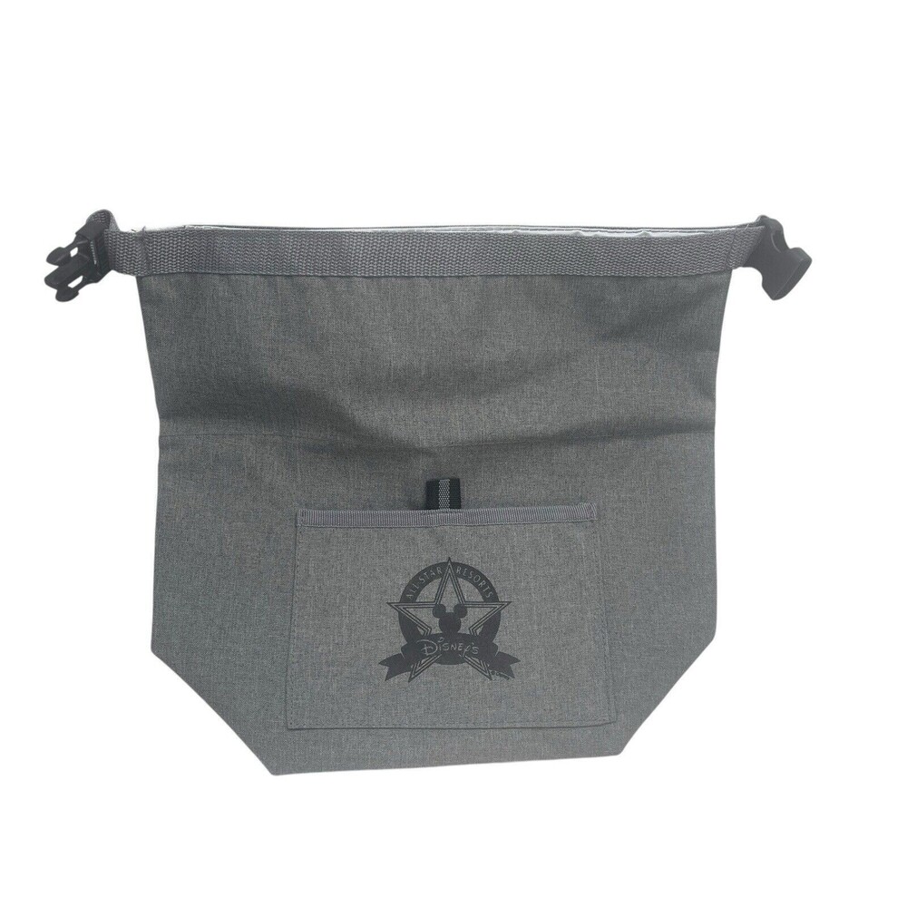 Genuine Disney's All-Star Resort Grey w/ Black Logo Travel Cooler Bag - Picture 10 of 12
